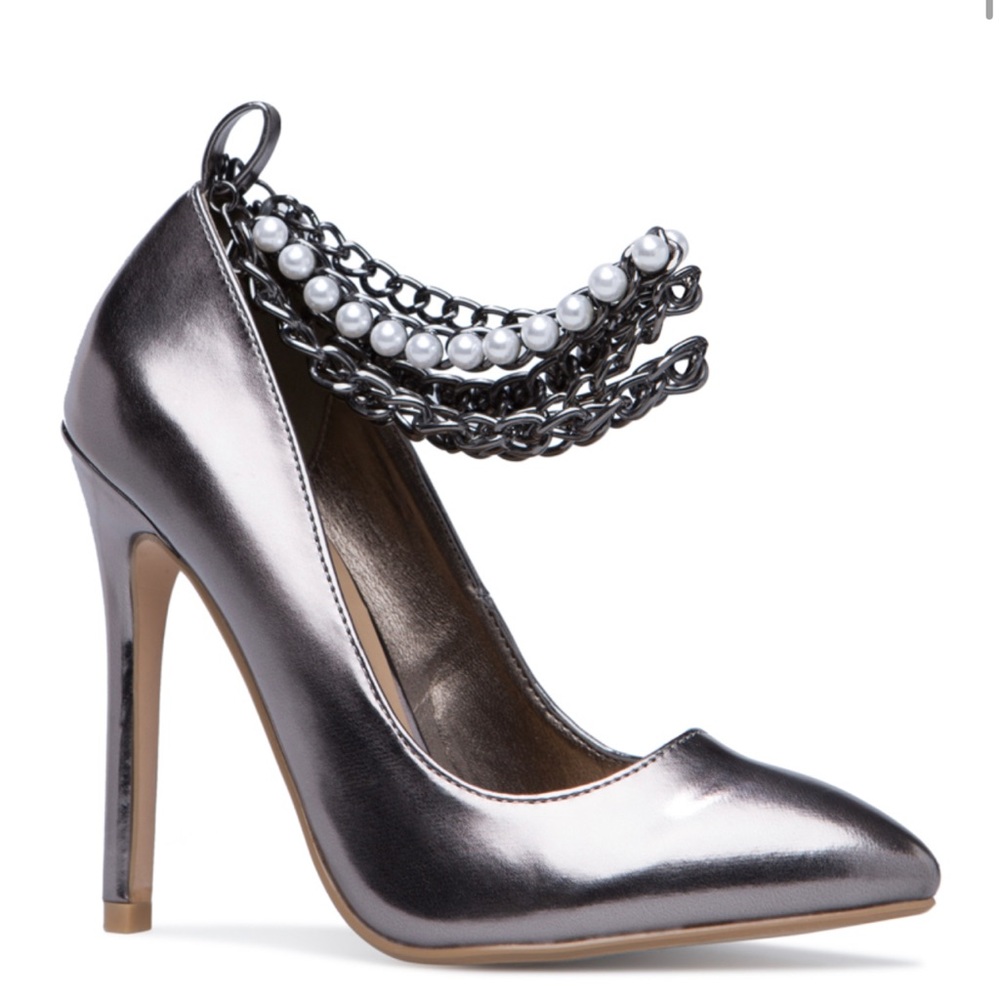 Shoedazzle - Paresh Gunmetal Pumps